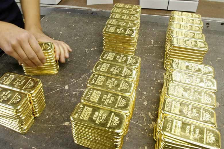 gold bars counting